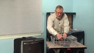 Dishwasher Repair - Replacing the Upper Rack Assembly (Frigidaire Part # A01986801)