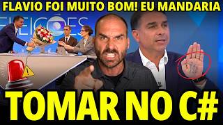 😱 EDUARDO BOLSONARO ELOGIA FLAVIO NA SABATINA E DETONA JORNALISTAS PETISTAS