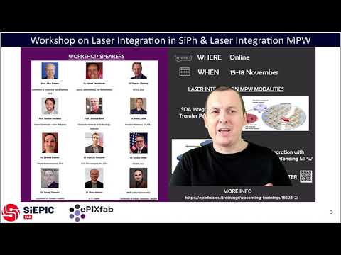 SiEPICfab-ePIXfab Joint Workshop on Laser Integration in Silicon Photonics, 2021-11-15