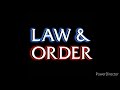 Law And Order 1990 1993 Theme With Extra Bass