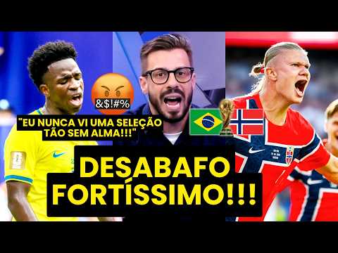 “EU TÔ ASSUSTADO!! EU NUNCA VI UMA SELEÇÃO BRASILEIRA TÃO SEM ALMA! ELIMINAÇÃO MERECIDA!” | DESABAFO