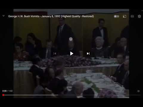 the president vomited