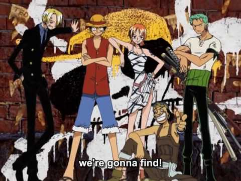 One Piece ED 04 - shouchi no suke (FUNimation English Dub, Sung by Stephanie Young, Subtitled)