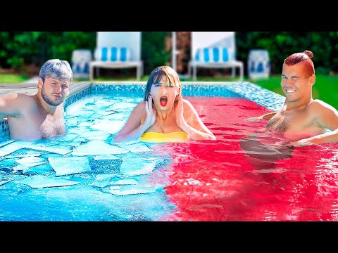 Desafio Quente vs Frio / Garoto Em Chamas vs Garoto Gelado