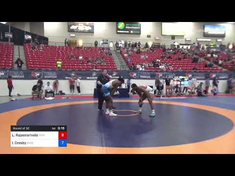 74 Kg Round Of 32 - Loranzo Rajaonarivelo, Patriot Elite Wrestling Club Vs Isaiah Crosby, Beaver D