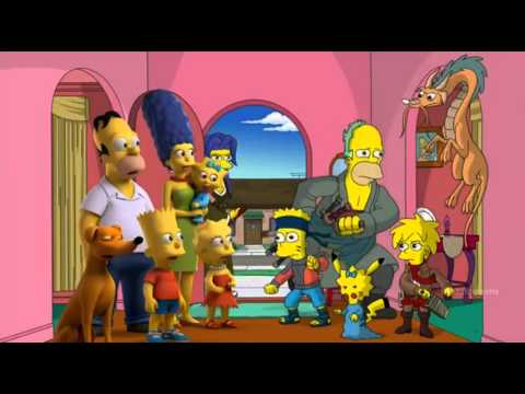The Simpsons S26E04 Anime Reference Scene