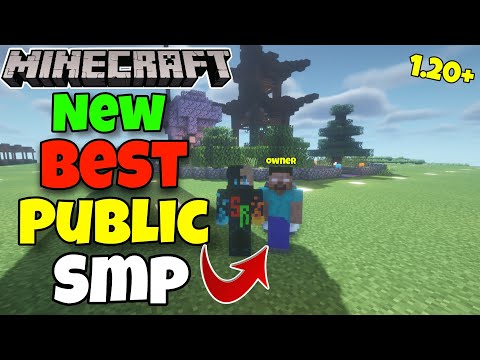 Sachin playz - Best public smp server for Minecraft 1.20🤩|| Java + pe can join !!