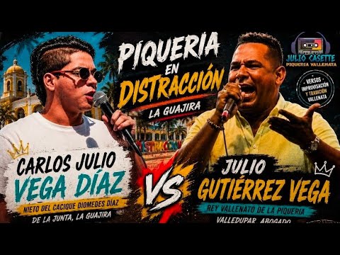 Piqueria en Distraccion (La Guajira) Carlos Julio Vega Diaz vs Julio Gutierrez 