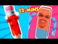 Funny Drawing Pencils MORE Millimone Kids Songs Nursery Rhymes