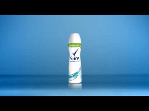 SURE Motionsense technology is activated by movement! Keeping you fresh all day long