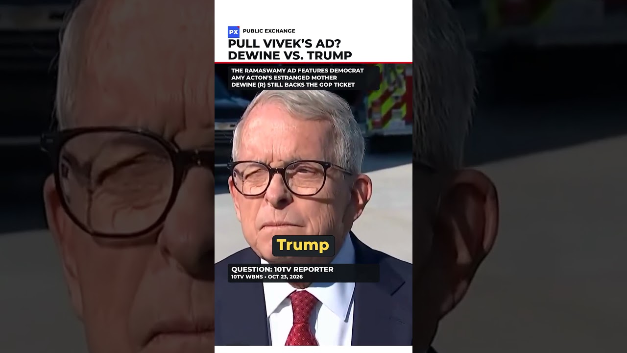 Video: DeWine urges Ramaswamy to pull Acton mother ad as 'wrong'; Trump tells him to leave it up