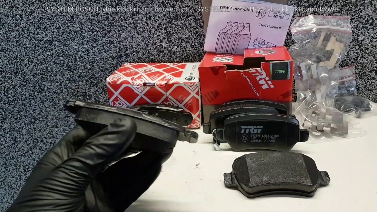 Watch Klocki hamulcowe tylne Opel Astra G BOSCH vs LUCAS TRW now Klocki hamulcowe tylne Opel Astra G BOSCH vs LUCAS TRW