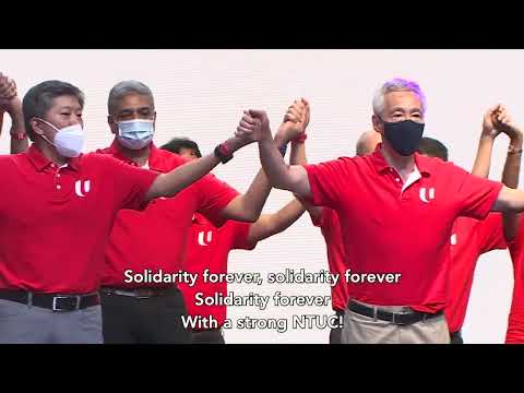 Solidarity Forever at May Day Rally 2022