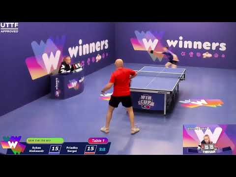 WINners CUP table 1 19.09 Syksa Aleksandr -  Priadko Sergei 17:00
