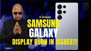 Does Samsung Galaxy Have A BURN IN Display Issues ?? Something BAD Happen To My Galaxy Smartphone