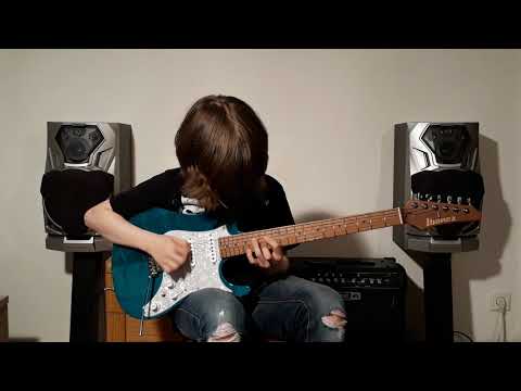 Dustin Tomsen 13 years old covers Greg Howe "Kick It All Over"