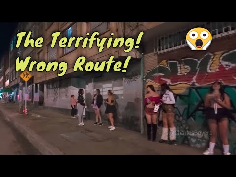 My Terrifying Wrong Route in Downtown Bogota a No Go Zone!