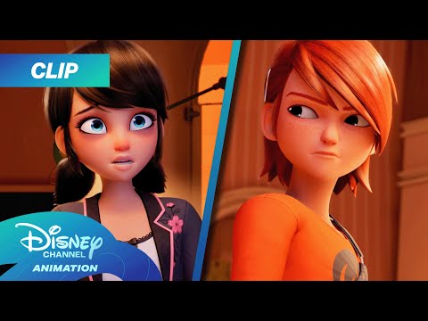 Miraculous Ladybug | Marinette Tries to Help Nath & Marc 😥 |@disneychannelanimation