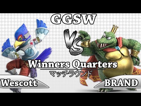 GGSW 119 - Wescott (Falco) Vs BRAND (K.Rool) Smash Ultimate Winners Quarters