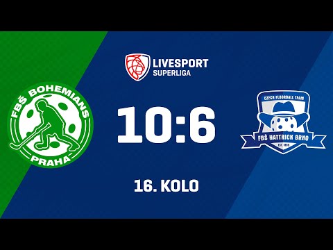 16. kolo | FbŠ Bohemians - FBŠ Hummel Hattrick Brno 10:6