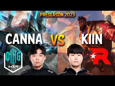 DK Canna vs KT Kiin - NASUS vs K'SANTE Top - KR Ranked