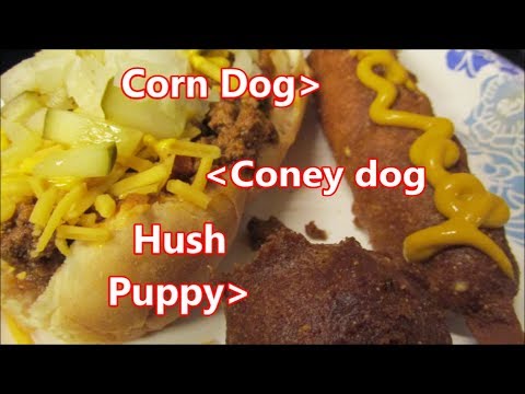 Best homemade corn dogs and Hushpuppies