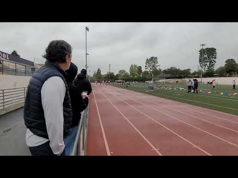 Jane Bassil. 200m first place. Hoover High School, April 2023