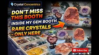 Tucson Gem Show 2026 Booth Tour | Rare Crystals & Unique Carvings #CrystalConcentrics