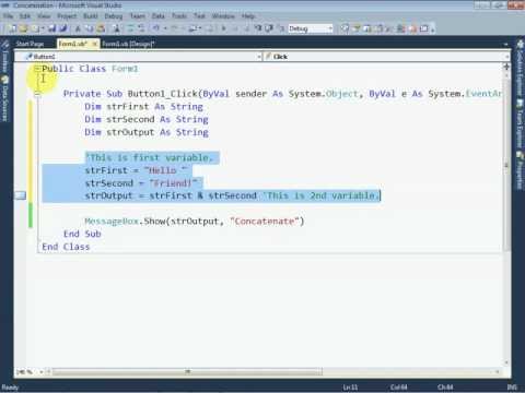 Vb Net Urdu Tutorial 7 Using Comments In Visual Basic