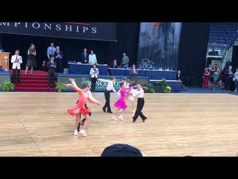 Cha Cha - 2019 US National DanceSport Championship Final - Jaslyn and Jacob - Age 10