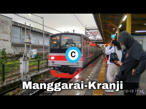 Naik Krl Jr 205 Manggarai - Kranji || Cikarang Loop Line