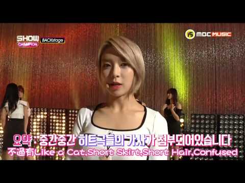 [9譯]150627 Show Champion Backstage AOA