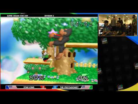 Smash Con 2019 - Star King (Donkey Kong) Vs. The Protagonist (Fox) Super Smash Bros. Division 2