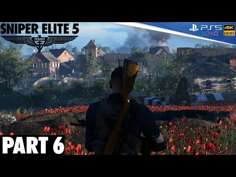 Sniper Elite 5 MISSION 6: Libération - Despont Sur Douve | PS5 4K HDR