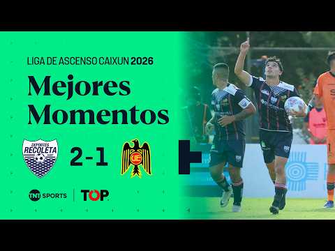 Compacto TOP | 🔵⚪ Dep. Recoleta 2 - 1 🔴🟡 U. Española | Liga de Ascenso Caixun 2026 - Fecha 2