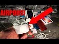 FOUND AIRPODS APPLE STORE DUMPSTER DIVING Free Airpods From The Apple Store