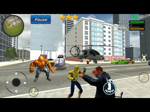 Spider Rope Hero Crime City Battle | Superhero Ninja Gangster City Battle - Android GamePlay