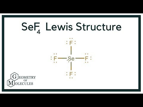 Sef4 Lewis Structure Selenium Tetrafluoride