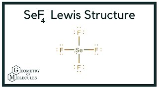 SeF4 Lewis Structure (Selenium Tetrafluoride)