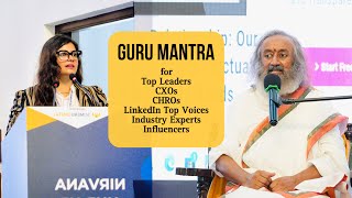 When Gurudev gave guru mantra to CXOs , HR Leaders, LinkedIn top voices , Directors & influencers