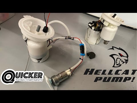 Installing Quicker's new 525 Hellcat LPFP! + PTFE -6 Fuel Lines