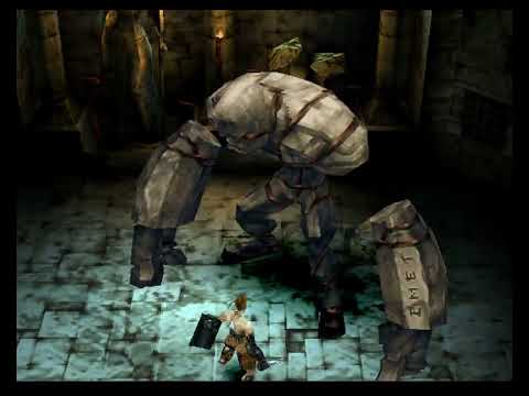Vagrant Story Boss Fight Golem