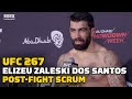 Elizeu Zaleski Dos Santos Reacts To Controversial Referee: ‘He’s Putting People In Danger’ | UFC 267