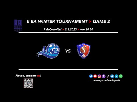 Highlights 2° BA Winter Tournament 2023 - Game 2 - My Basket Genova vs. Sp. Club Porto Sant'Elpidio
