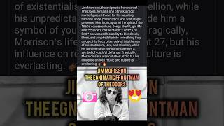 Jim Morisson The Egnimatic Frontman Of the Doors #jimmorrison #egnimatic #frontman #doors #shorts