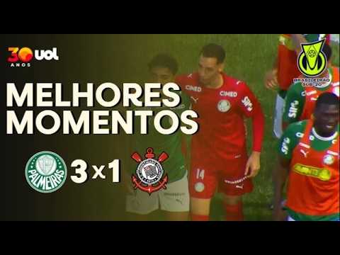 Gols e melhores lances de Palmeiras x Corinthians