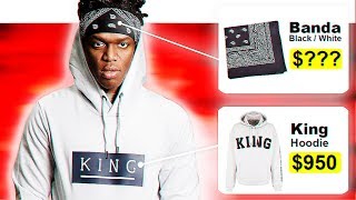 KSI OUTFITS IN MUSIC VIDEOS / KSI VS LOGAN PAUL [KSI CLOTHES]