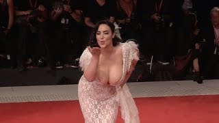 Anais Gallagher, Francesca Giuliano, Hofit Golan at Ad Astra red carpet in Venice