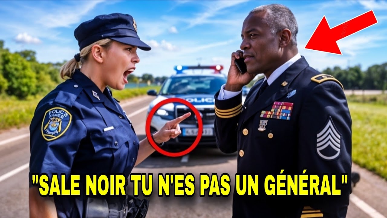 UNE POLICIÈRE ARROGANTE A ARRÊTÉ UN GÉNÉRAL NOIR AMÉRICAIN, JUSQU'À CE QU'IL APPELLE LE PENTAGONE