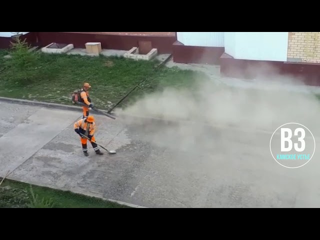 Подготовительные работы на улице Комарова